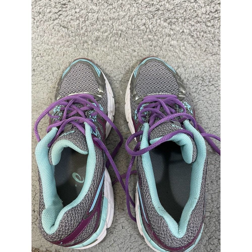Asics Running GEL-EXCITE 3 Athletic Shoes T5B9N Gray/Purple/Aqua Womens Size 8 - Picture 5 of 10